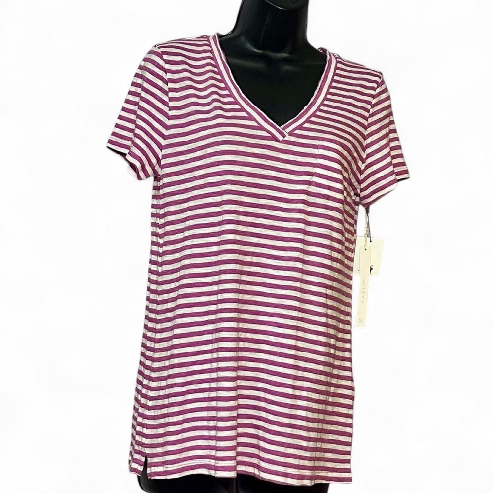 NWT Women's size small CARLSON striped T-shirt